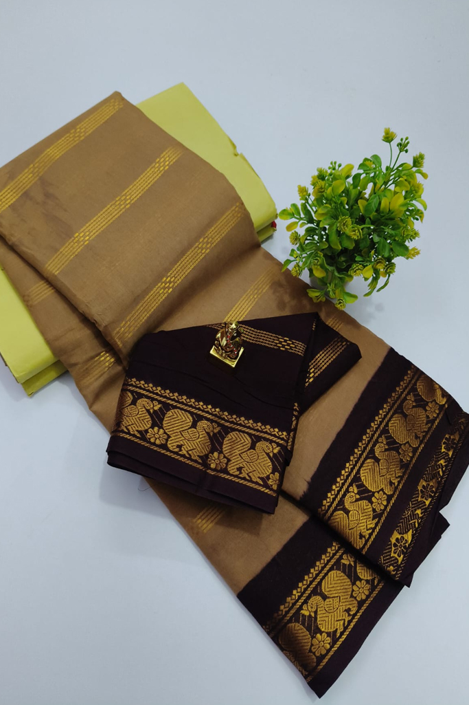Elegant Beige & Chocolate Brown Combination